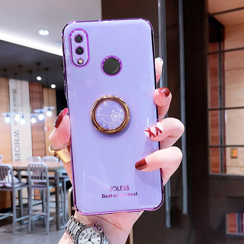 Ốp điện thoại có giá đỡ hình đồng hồ sáng tạo cho Huawei Nova 3i/Nova4/Nova4E