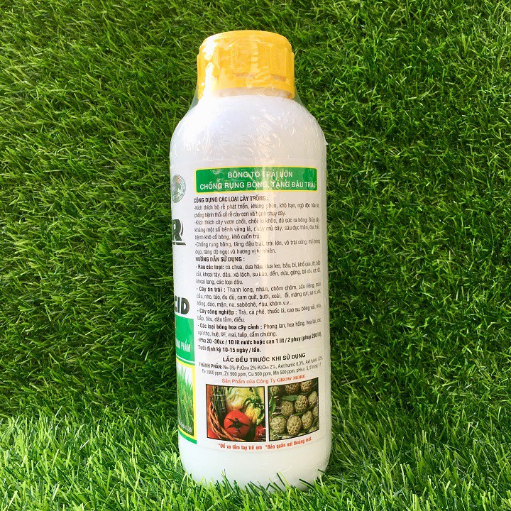 Phân bón hữu cơ cao cấp Growmore Acid Humic 322 chai 1 lít