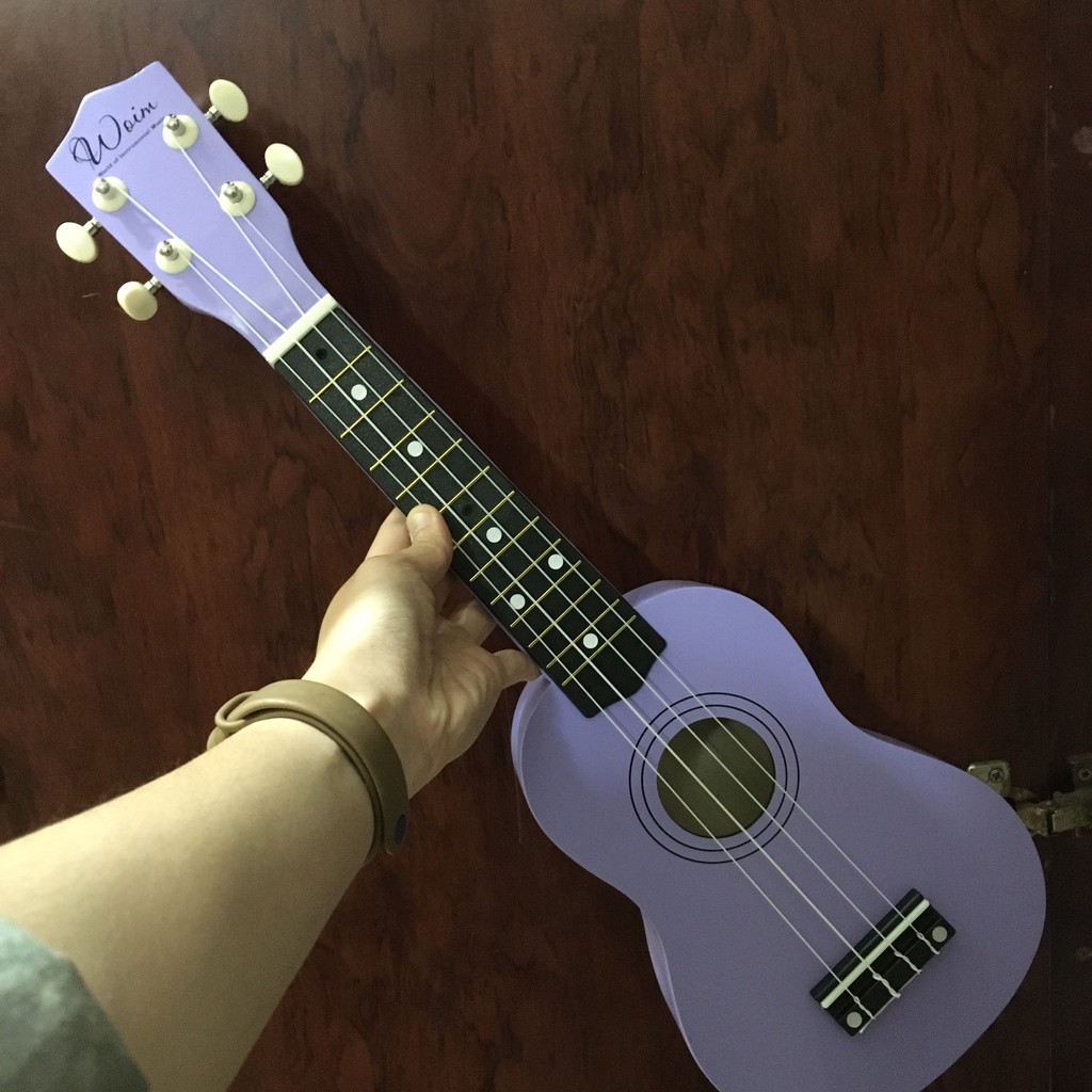 [Đàn GỖ - KHÔNG phải NHỰA] Đàn Ukulele tặng kèm pick gãy, dây đeo và hướng dẫn học miễn phí