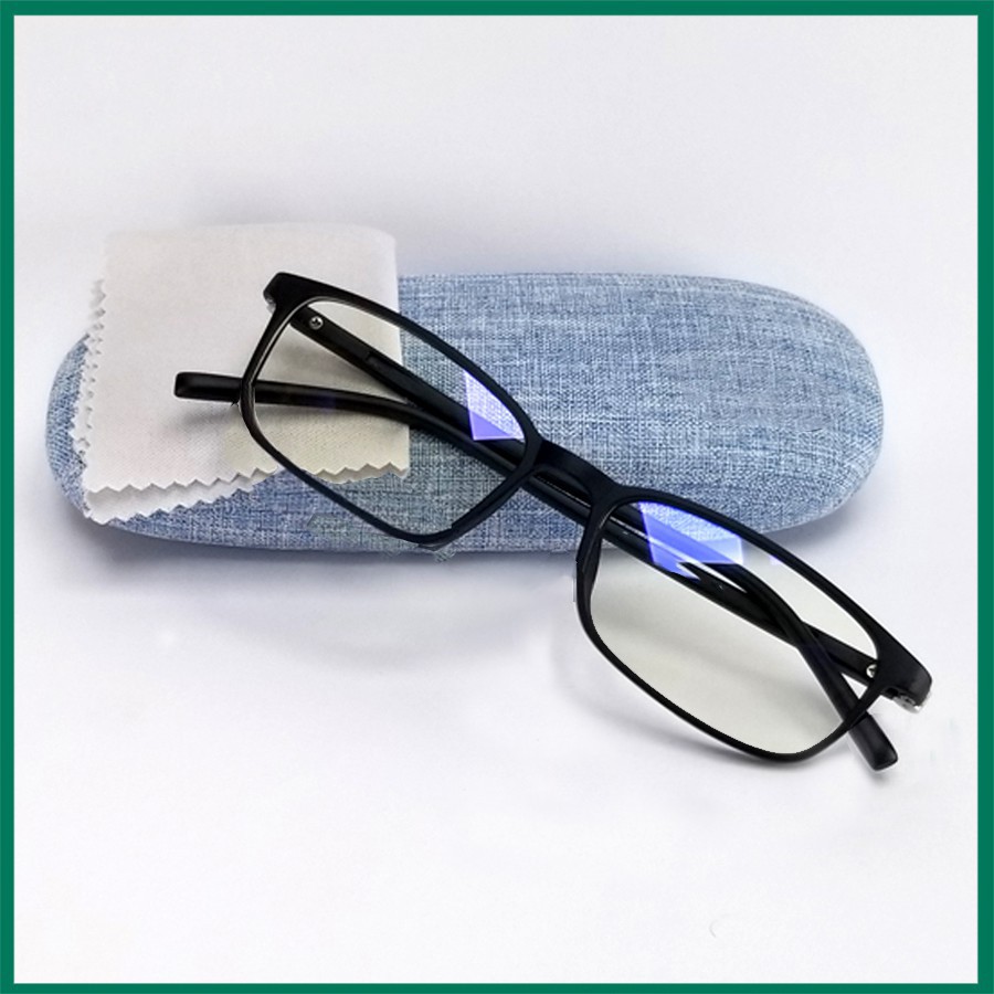 Mắt kính thời trang giả cận nữ nam - Gọng kính mắt vuông dẻo Hàn Quốc - AH154 | BigBuy360 - bigbuy360.vn