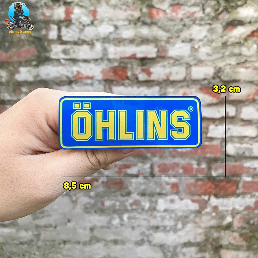 Sticker các hãng PÔ, PHUỘC, DẦU NHỚT dán trang trí mũ bảo hiểm, xe máy, laptop,.. Sticker chống nước, bền màu, dính chắc