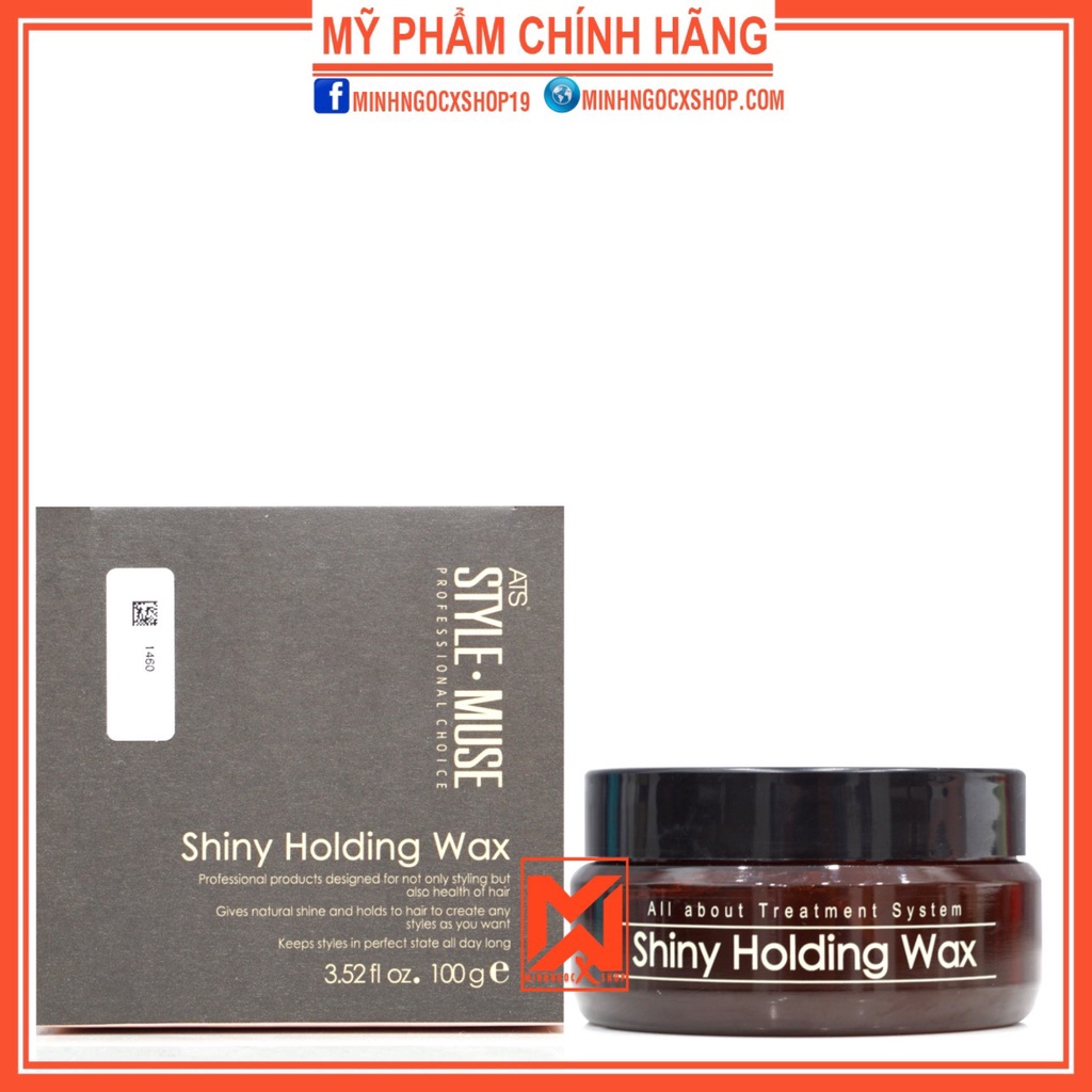 Sáp tạo kiểu ATS Stylemuse Shiny Holding Wax 100g chính hãng