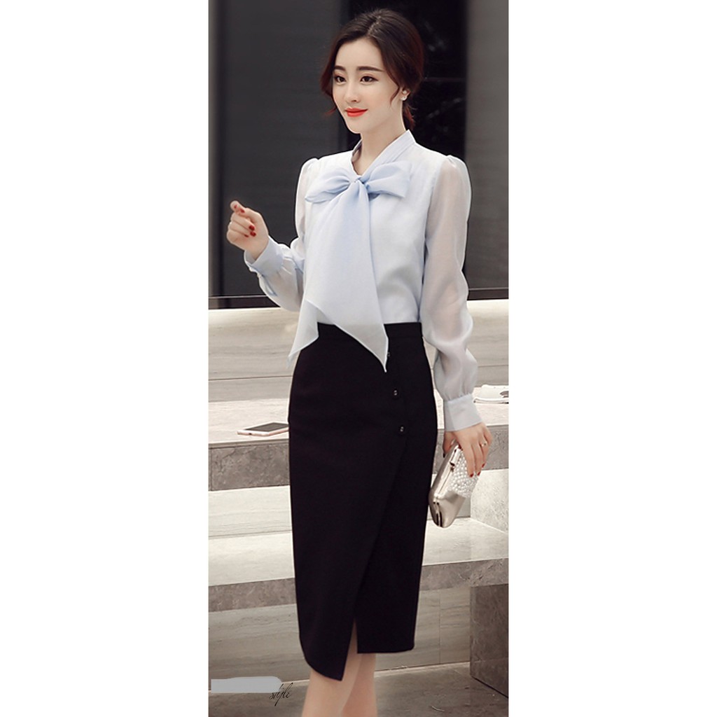 CHÂN VÁY TÀ LỆCH PHỐI NÚT FASHION | BigBuy360 - bigbuy360.vn