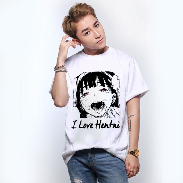 SALE 50%💥 ÁO THUN NAM NỮ HENTAI ANIME CÁC MẶT AHEGAO IKU IKU ECCHI