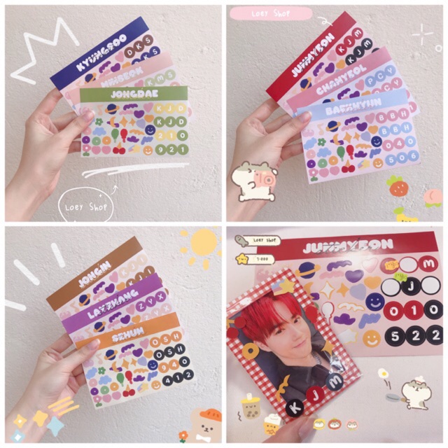 STICKER TRANG TRÍ EXO