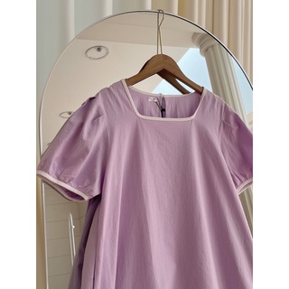 [ CRUSHH STUDIO - ẢNH CHÍNH CHỦ ] D22 - Đầm babydoll tím pastel