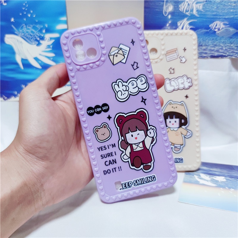 Ốp Điện Thoại Hoạt Hình Cho OPPO A15 A15S A35 A16 A54 A55 A1K A31 A5 A9 2020 A8 A3S A5S A7 A12 A11K F9 Realme C11 C20 C20A C1 C2