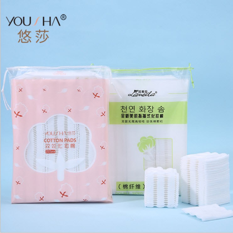 Bông tẩy trang túi 3 lớp lameila 222 miếng