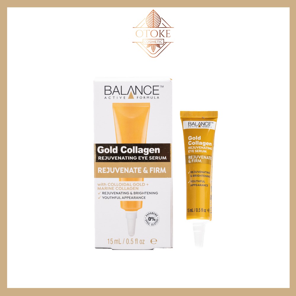 Dưỡng mắt Gold Collagen Rejuvenating Eye Serum 15ml (có tem phụ)