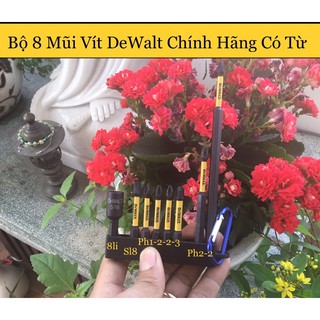 Bộ 8 mũi vít dewalt chính hãng có từ