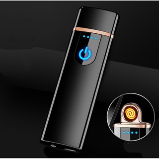 Bật lửa điện cảm ứng hông ngoại 2 mặt 2019