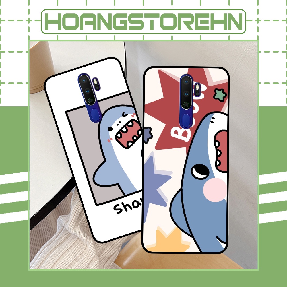 Ốp Oppo A5 2020 / A9 2020 / A11 2020 in hình cá mập, khủng long dễ thương, cute (T01 - T06)
