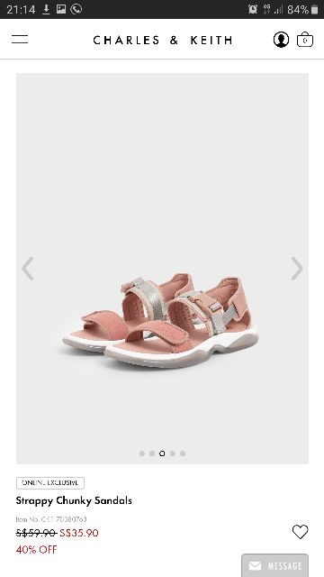 Sandal cnk size 41 new