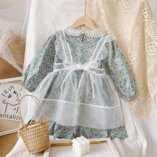 bỏ [GIÁ TỐT] Set đầm hoa công chúa voan