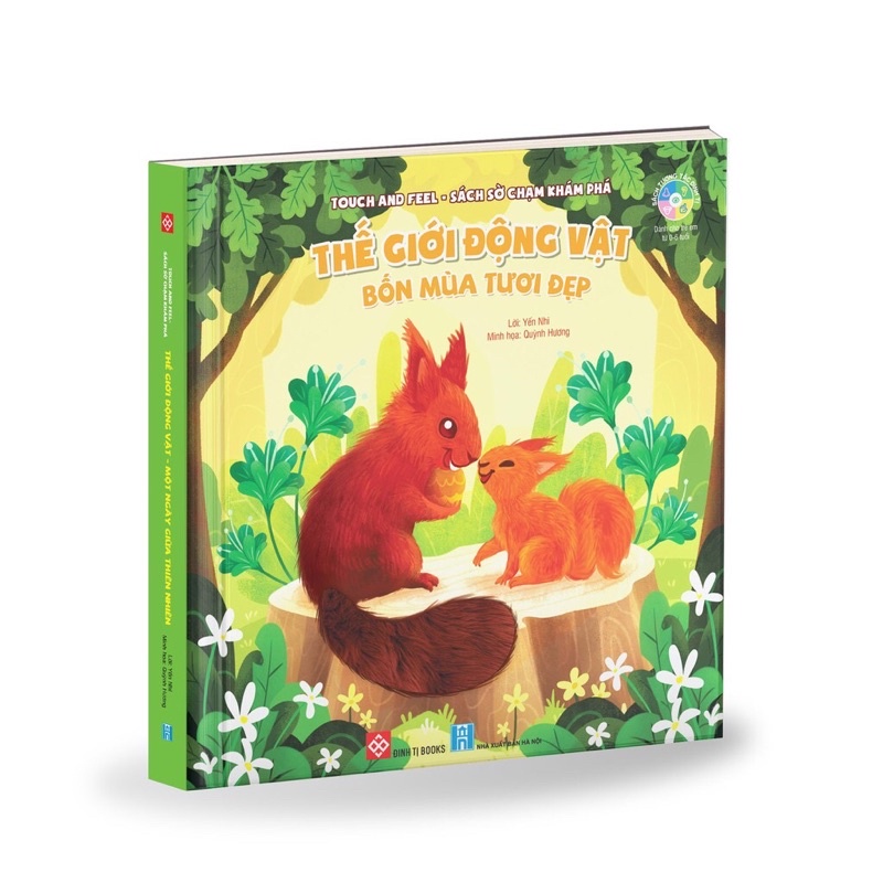 Sách cho bé - Touch and Feel - Sách Sờ chạm khám phá - Thế giới động vật - Bốn mùa tươi đẹp