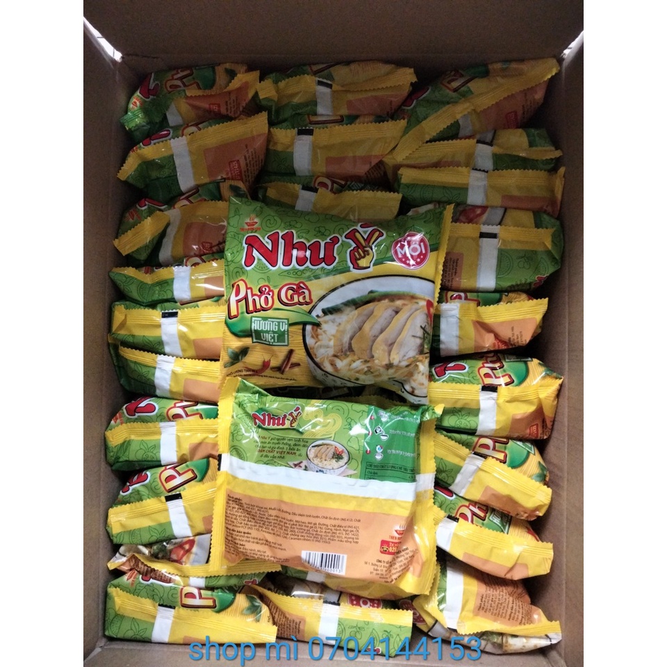 Thùng 30 gói Phở Gà Như Ý Vị Hương 65gr