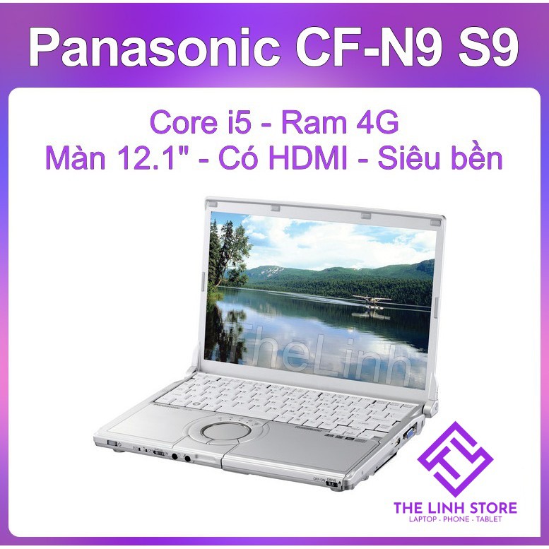 Laptop Panasonic CF-S9 S10 12.5 inch (có bản dùng ổ SSD) - Core i5 Có HDMI