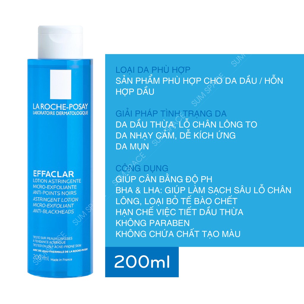 Nước Cân Bằng - Toner La Roche-Posay cho da Dầu mụn/ Nhạy cảm | BigBuy360 - bigbuy360.vn