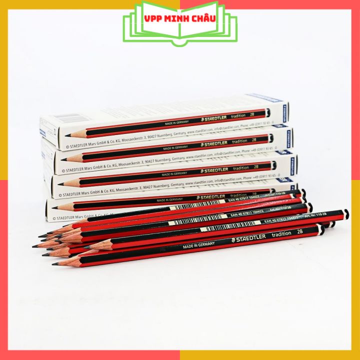 Bút Chì Gỗ STAEDTLER TRADITION 110 [ CHÍNH HÃNG ] 2B/3B/4B/5B/6B/HB/B