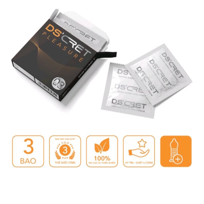 Bao cao su DS'CRET hàng chính chãng