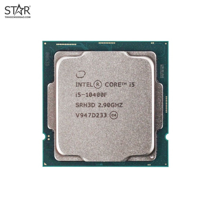 CPU Intel Core i5 10400F (2.90 Up to 4.30GHz, 12M, 6 Cores 12 Threads) TRAY chưa gồm Fan (Không GPU)