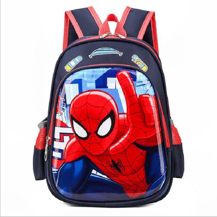 Balo in hình 3D siêu nhân , công chúa cho bé đi nhà trẻ, mầm non BL002