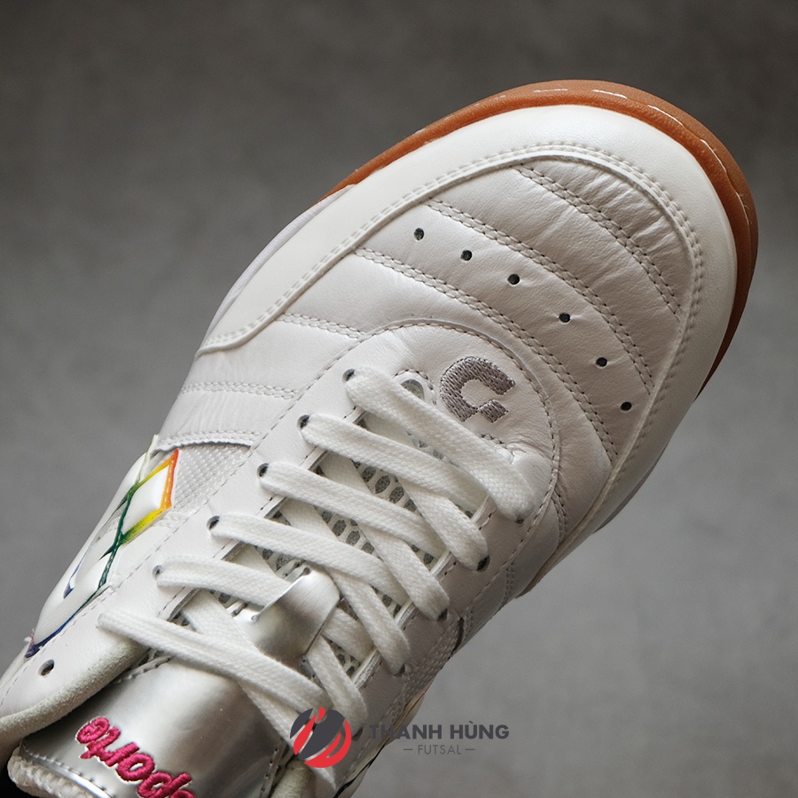 GIÀY ĐÁ BÓNG CHÍNH HÃNG DESPORTE SAO LUIS KI II - DS1435 - TRẮNG/RAINBOW