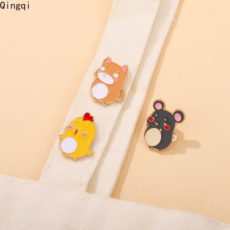 Ghim cài áo MISS ZOE hình động vật hoạt hình đáng yêu