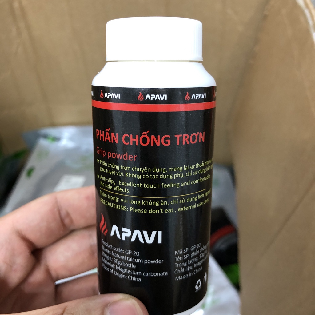 Bột taan chống ra mồ hôi tay, phấn chống trơn, phấn taan, apavi