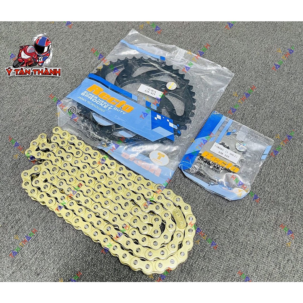 nhông sên đĩa recto xe taurus MS 201