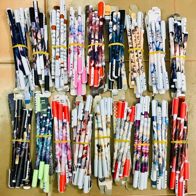 Bút anime manga in hình ảnh kèm hộp