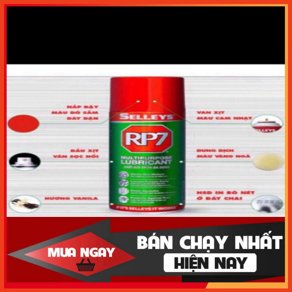 [SALE] [SIÊU SALE] [SALE SẬP SÀN] Xịt phá rỉ RP7 Thái Lan 150g và 300g ( hàng chính hãng )