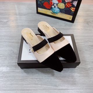 Dép Sục phối màu 3 phân sang chảnh
