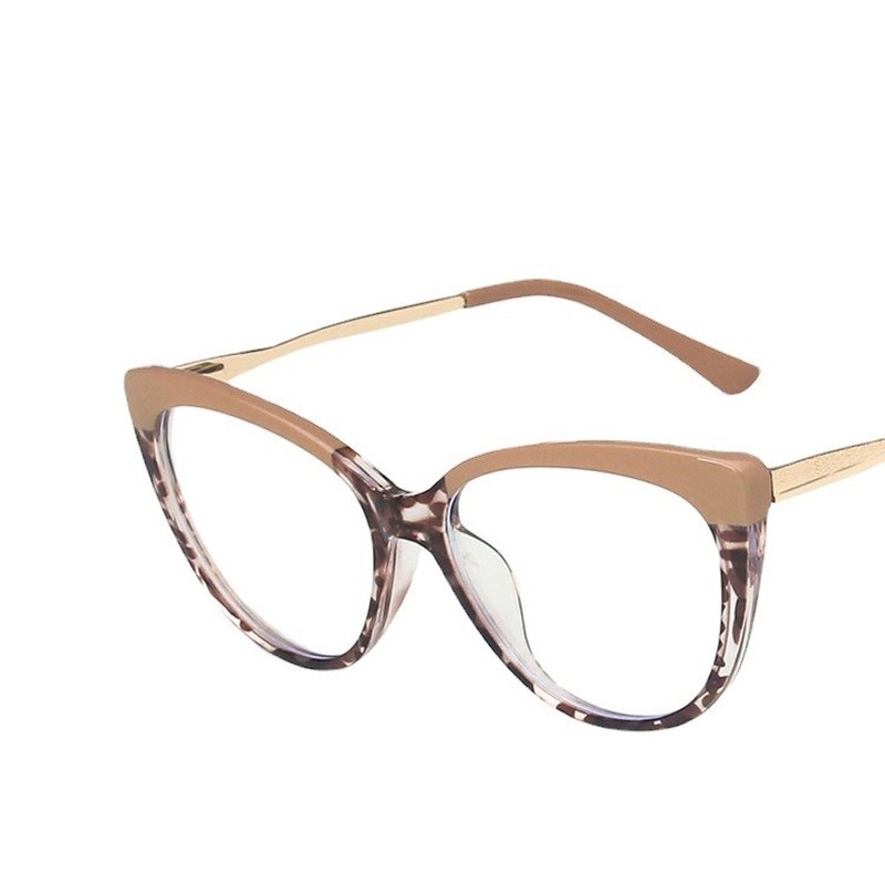 Kính mắt mèo chống bức xạ phong cách retro Tr90 cá tính cho nữ