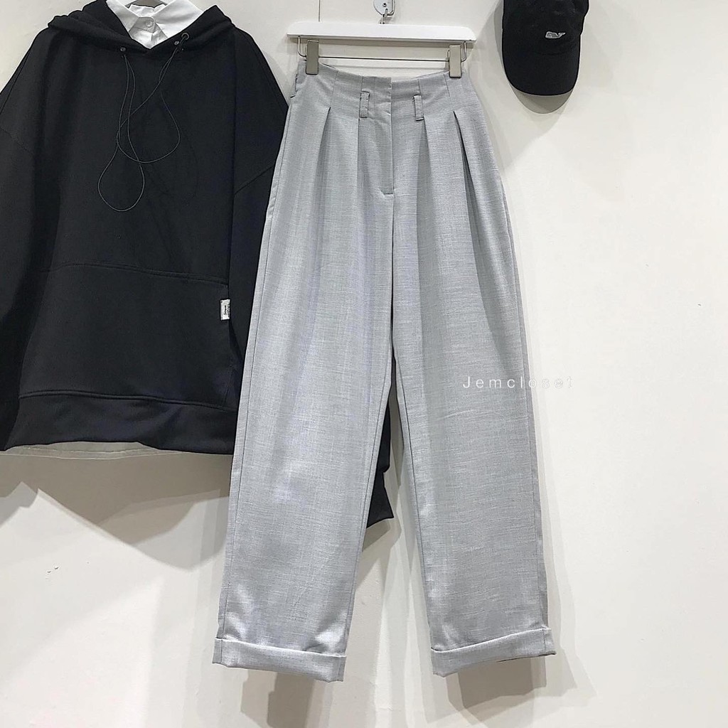 Quần vải nữ form dáng Baggy SUNMI-1753 ( Jem Closet )