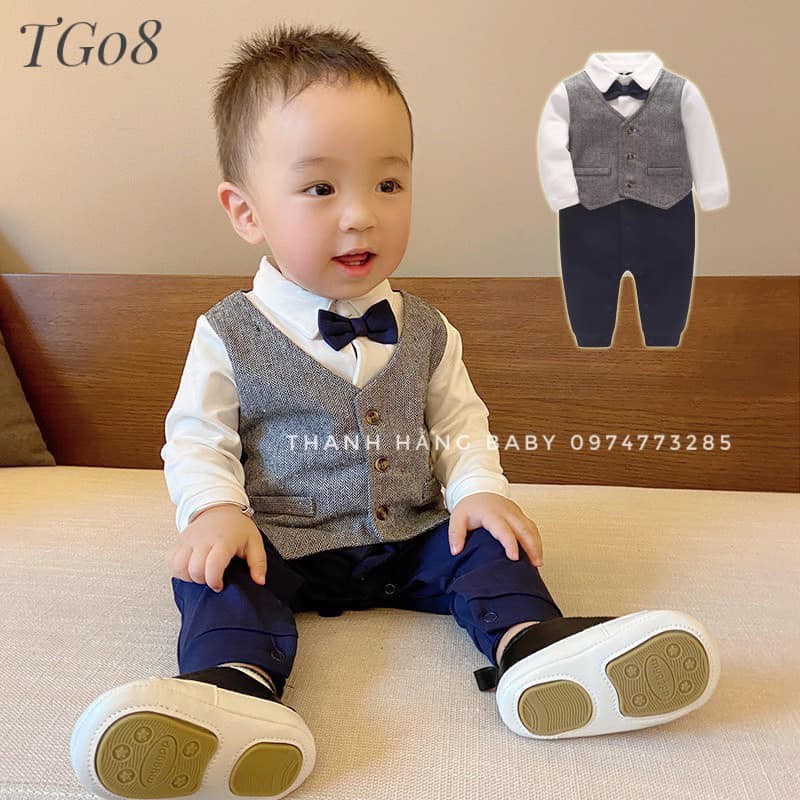 Body Gile Công Tử Cho Bé Trai Thanh Hằng Baby Từ 3 - 13 Kg