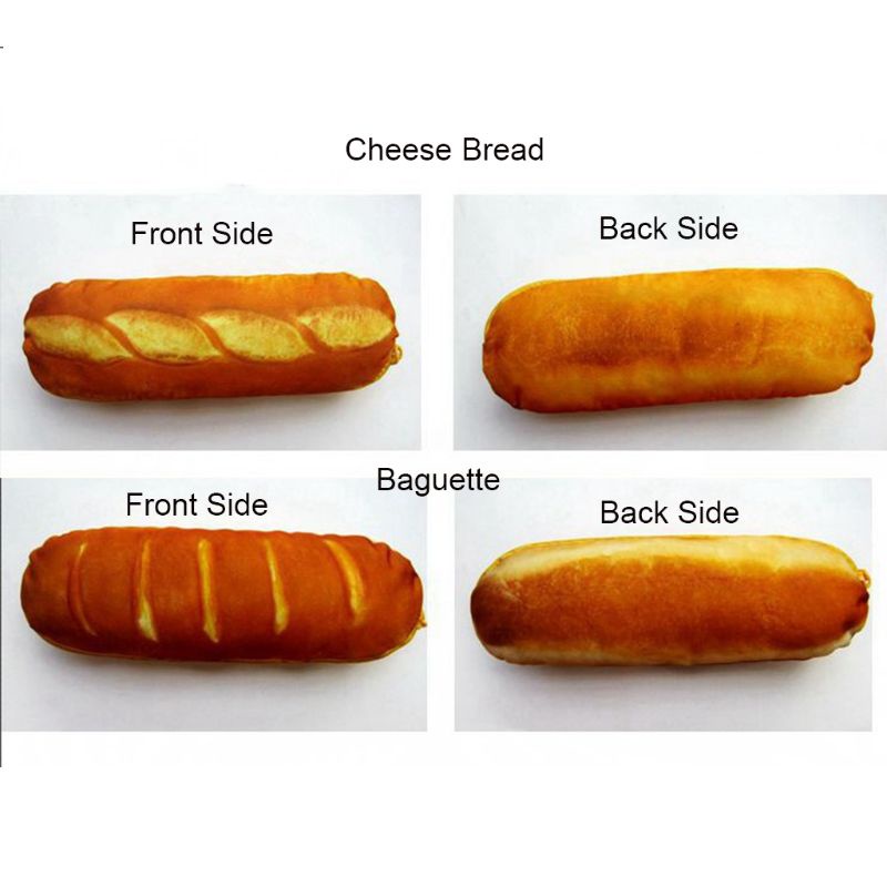 Túi Đựng Bút Hình Bánh Mì Pháp Dễ Thương Cho Bé
