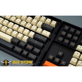 Keycap AKKO Carbon Retro (PBT DoubleShot, ASA profile, 158 nút)