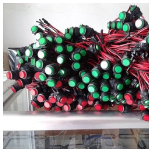 NÚT NGUỒN POWER LED DÀI 80CM CÓ MÀU XANH VÀ ĐỎ