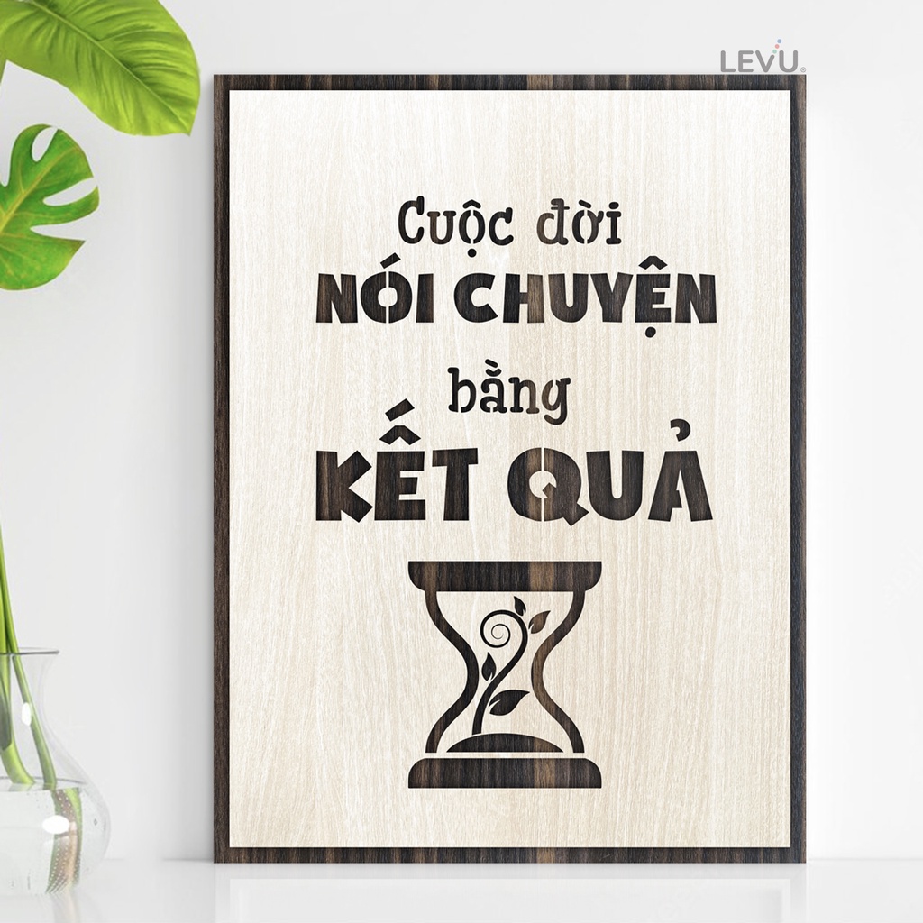 Tranh động lực tạo cảm hứng làm việc học tập hiệu quả LEVU024