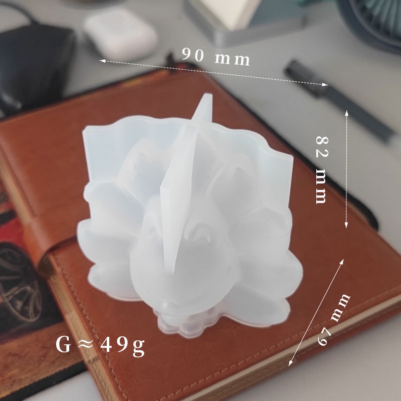 Khuôn silicone Hình Cáo Ba Chiều Dùng Làm Đá Thơm diy