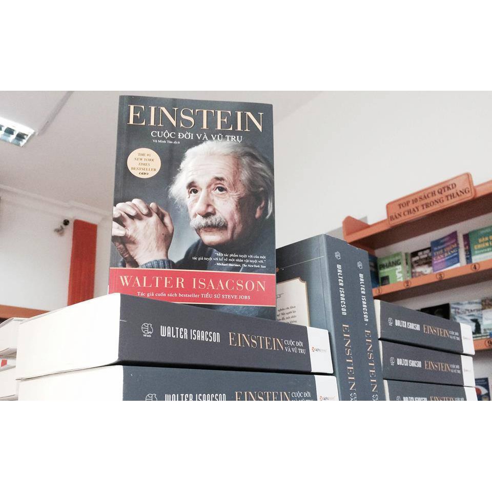 Sách - Einstein cuộc đời và vũ trụ 289k Tặng Kèm Bookmark