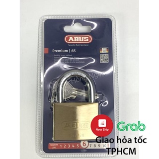 Khóa bấm abus 65/50mm - 65/60mm đồng thau chính hãng