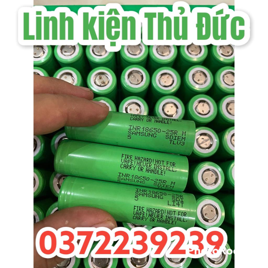 lktd BN. Pin SamSung 25R date mới chính Hãng ~2500mah tháo khối.