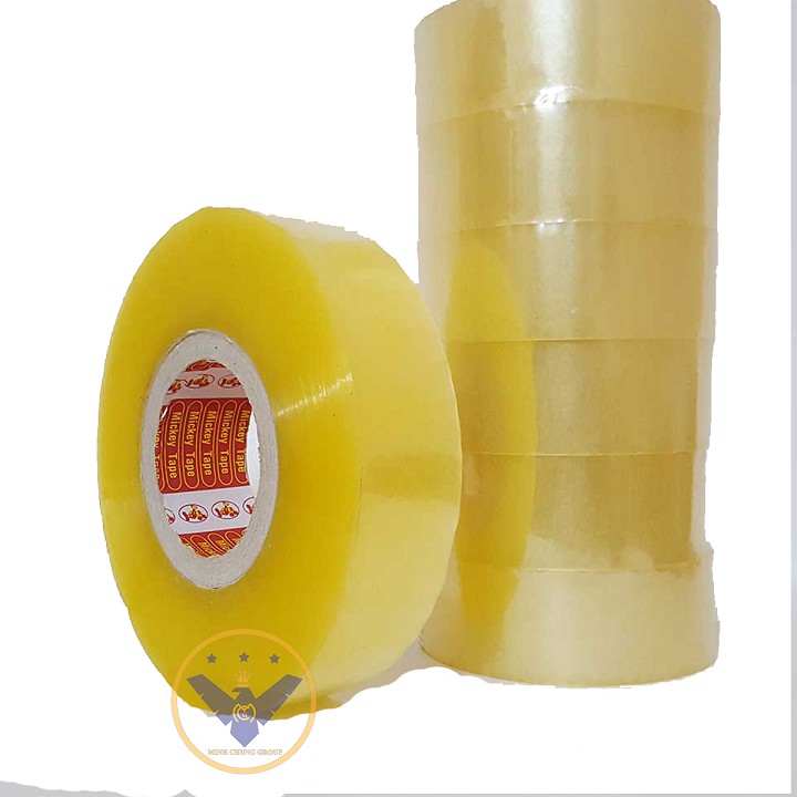 COMBO 6 cuộn băng Dính Băng Keo Đóng Hàng 237m/Cuộn TO  Lõi Mỏng Hàng chuẩn