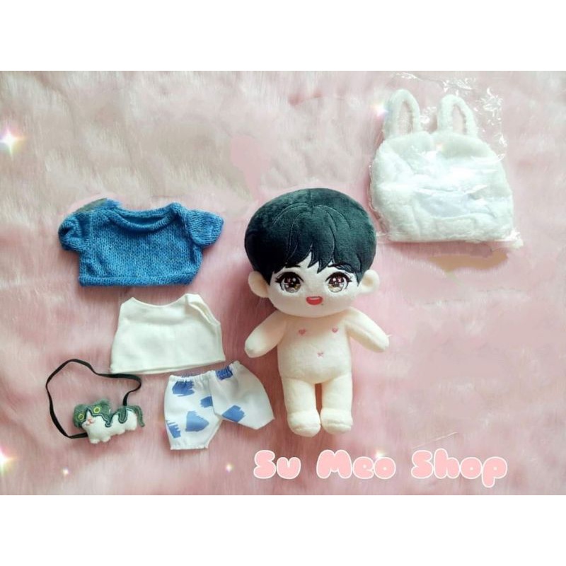 Fullset doll Thỏ Anh Đào 20cm - Tiêu Chiến