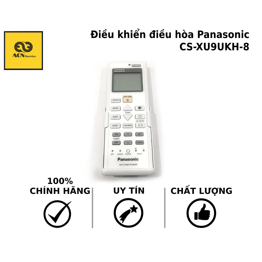 [Remote chính hãng] Điều khiển điều hòa Panasonic  -  CS-XU9UKH-8--CS-XU12UKH-8 --CS-XU18UKH-8--CS-XU24UKH-8