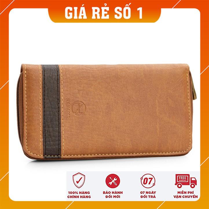 Ví da cầm tay HANAMA NOTE 7 cao cấp - Bóp da