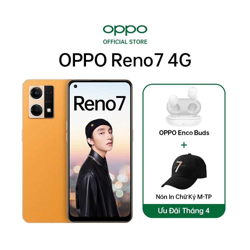 Điện Thoại OPPO RENO7 4G 8GB 128GB - Hàng Chính thumbnail
