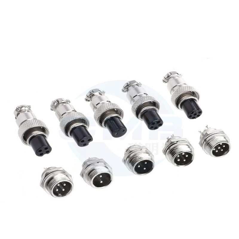 Jack Kết Nối M12 GX12 phi 12 các loại GX12-2P 3P 4P 5P 6P